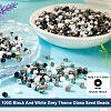 100G Opaque & Transparent Inside Colours 6/0 Glass Seed Beads SEED-TA0001-12A-4