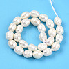 Natural Cultured Freshwater Pearl Beads Strands PEAR-N012-05Y-01-2