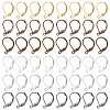 SUNNYCLUE 180Pcs 6 Colors Brass Leverback Earring Findings KK-SC0003-33-1