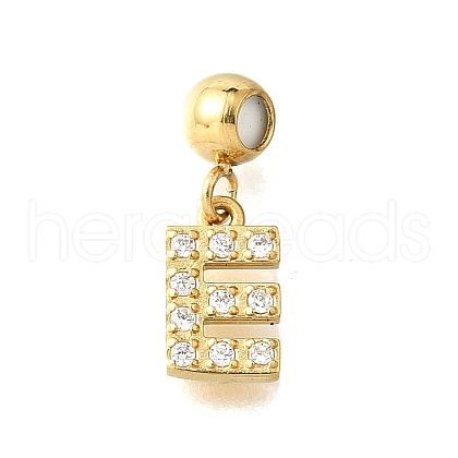 304 Stainless Steel Rhinstone Pendant STAS-H202-50G-E-1