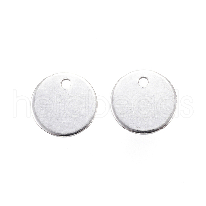 Tarnish Resistant 304 Stainless Steel Charms STAS-F039-91-8mm-P-1