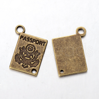 Alloy Charms X-EA11005Y-AB-1