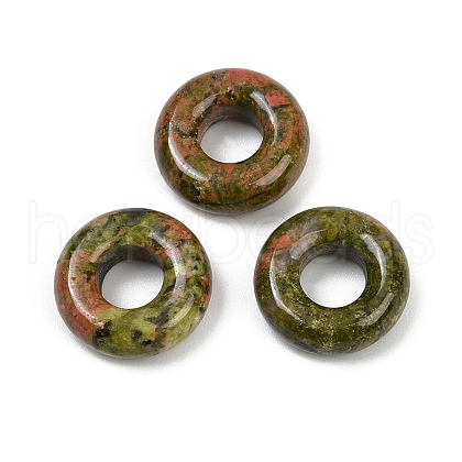 Natural Unakite Pendants G-G202-07H-1