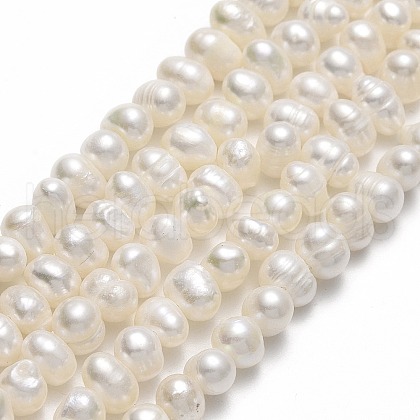 Natural Cultured Freshwater Pearl Beads Strands PEAR-F018-17D-02-1