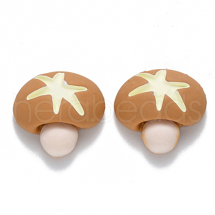 Autumn Theme Resin Cabochons CRES-N022-47-1
