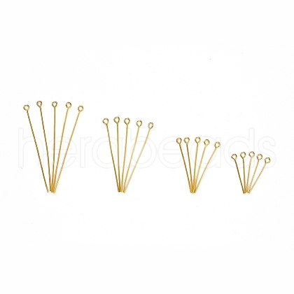 Brass Eye Pin KK-X0093-05G-1