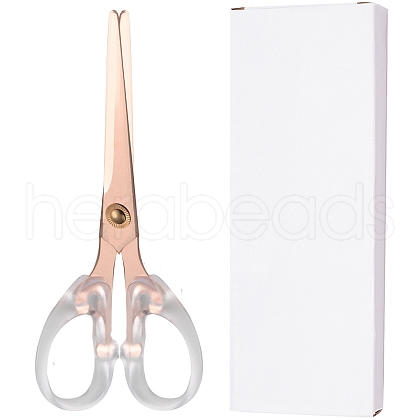Stainless Steel Scissors TOOL-WH0134-53RG-1
