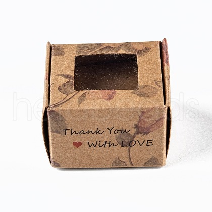 Rectangle Foldable Creative Kraft Paper Gift Box CON-B002-04A-02-1
