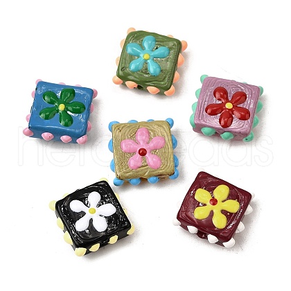 Handmade Lampwork Enamel Beads LAMP-S079-08-1