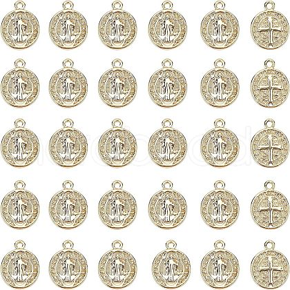  Brass Charms KK-NB0001-24G-NF-1
