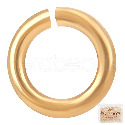 Beebeecraft Brass Open Jump Rings KK-BBC0002-26-1