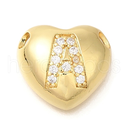 Rack Plating Brass Micro Pave Cubic Zirconia Pendants KK-I722-04G-A-1