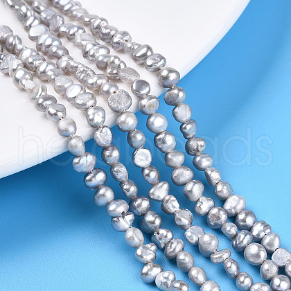 Natural Cultured Freshwater Pearl Beads Strands PEAR-N014-03I-1