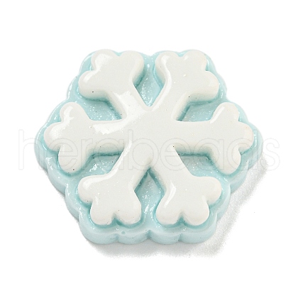 Christmas Opaque Resin Decoden Cabochons RESI-U006-02J-1