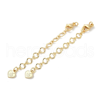 Brass Ends with Chains KK-P283-32G-1