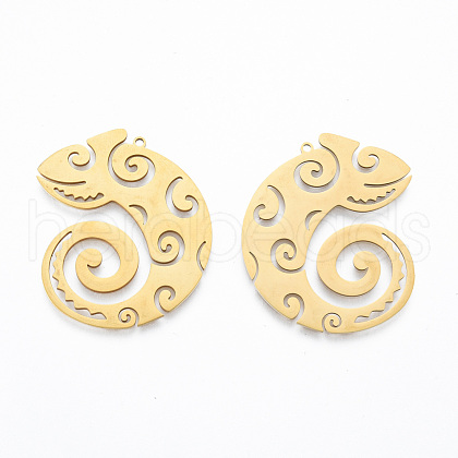 201 Stainless Steel Pendants STAS-N090-LA927-2-1