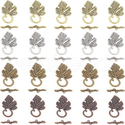 Tibetan Style Alloy Toggle Clasps TIBE-FH0001-03-FF-1