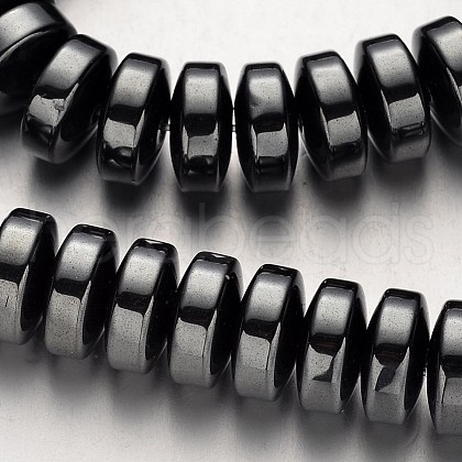 Non-magnetic Synthetic Hematite Beads Strands G-F300-16-09-1