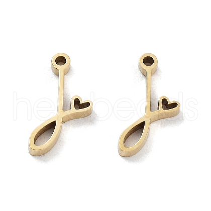 304 Stainless Steel Charms STAS-M327-02G-J-1