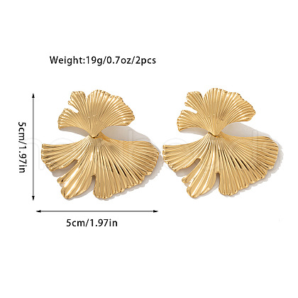 304 Stainless Steel Stud Dangle Earrings FS-WG1A0AA-03-1