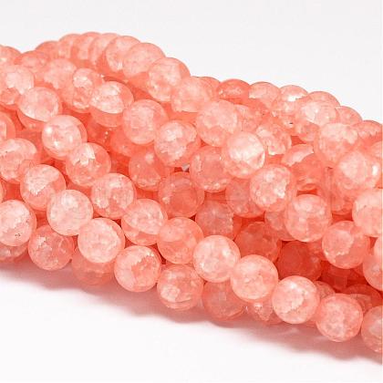 Synthetic Crackle Quartz Bead Strands CCG-K002-8mm-04-1