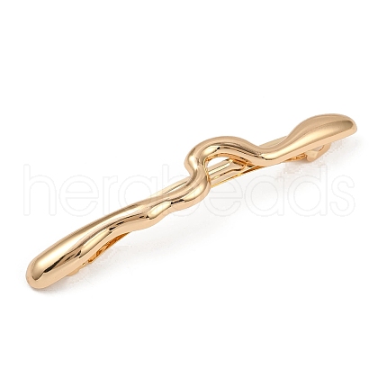 Alloy with Iron Clip Hair Barrettes PHAR-G014-05C-G-1