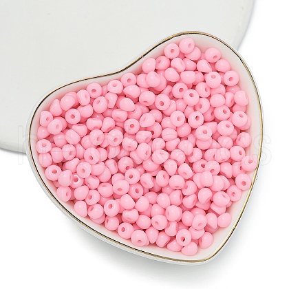Acrylic Imitation Pearl Beads OACR-D300-01G-1