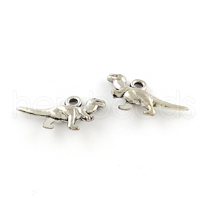 Tibetan Style Zinc Alloy Dinosaur Pendants TIBEP-R334-348AS-RS-1