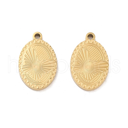 Ion Plating(IP) 304 Stainless Steel Pendants STAS-I309-06G-1