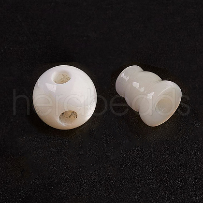 Natural White Shell Beads X-SSHEL-G014-80-1