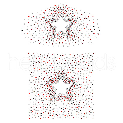 Glass Hotfix Rhinestone DIY-WH0303-312-1