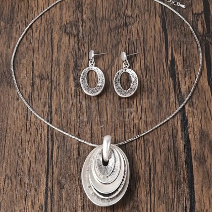 Zinc Alloy Jewelry Sets FS-WG7330E-01-1