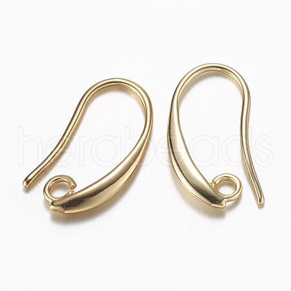 Brass Earring Hooks KK-BC0005-32G-1