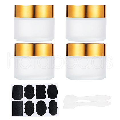 Frosted Glass Cosmetics Cream Jar MRMJ-BC0001-80-1