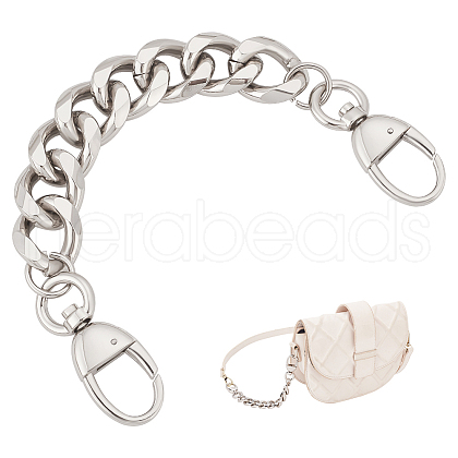 Aluminum Alloy Bag Extender Chains ALUM-WH0168-01P-1