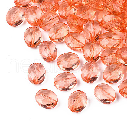 Transparent Acrylic Beads TACR-S154-18A-52-1