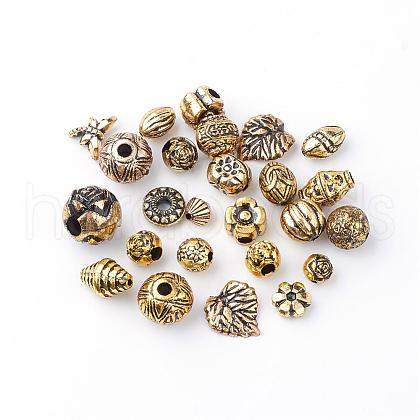 Antique Style Acrylic Beads OACR-Q005-02AG-1