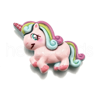 Unicorn Opaque Resin Decoden Cabochons CRES-F034-03-1