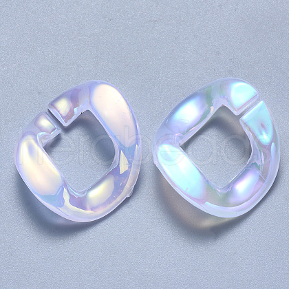 Imitation Jelly Acrylic Linking Rings OACR-S036-002A-B01-1