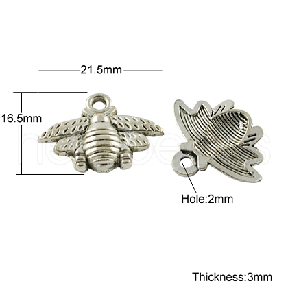 Tibetan Style Alloy Pendants X-TIBEP-S018-AS-FF-1