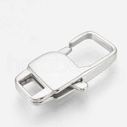 304 Stainless Steel Lobster Claw Clasps X-STAS-T033-28A-1