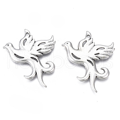 Tibetan Style Alloy Pendants TIBEP-N008-126-1