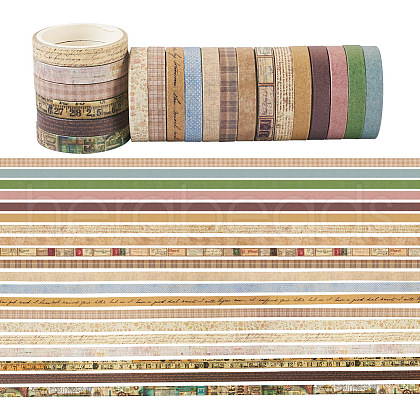20 Rolls Paper Adhesive Tape Set DIY-TAC0023-42A-1