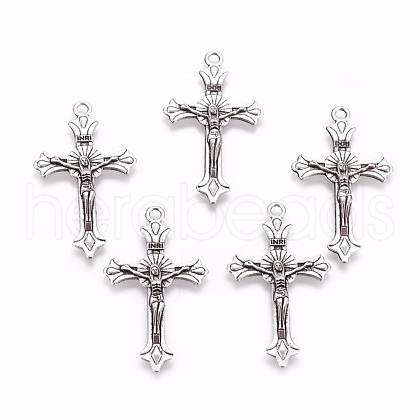 Tibetan Style Alloy Pendants PALLOY-WH0066-01AS-1