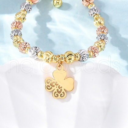 Brass Slider Bracelets BJEW-C090-02G-C-1