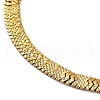 304 Stainless Steel Herringbone Chain Necklaces NJEW-P282-05G-3