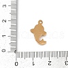 304 Stainless Steel Pendants STAS-L283-26G-03-3