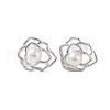 Mother's Day Jewellery 925 Sterling Silver Studs Earring EJEW-H002-19P-1