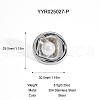Round Stainless Steel Cuff Rings for Women YG0188-4-1