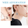 SUNNYCLUE 60Pcs Tibetan Style Alloy Howling Wolf Pendants TIBEP-SC0002-66-5